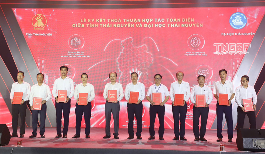 Tỉnh Thái Nguyên và Đại học Thái Nguyên ký kết Thỏa thuận hợp tác toàn diện